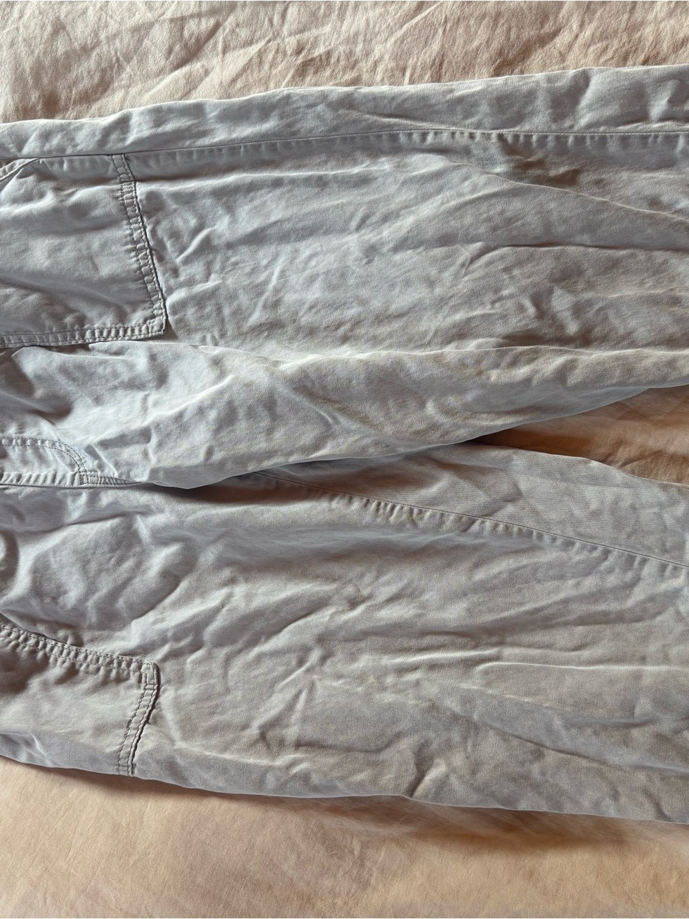 Maurices Light Gray Chino-Style Women's Pants